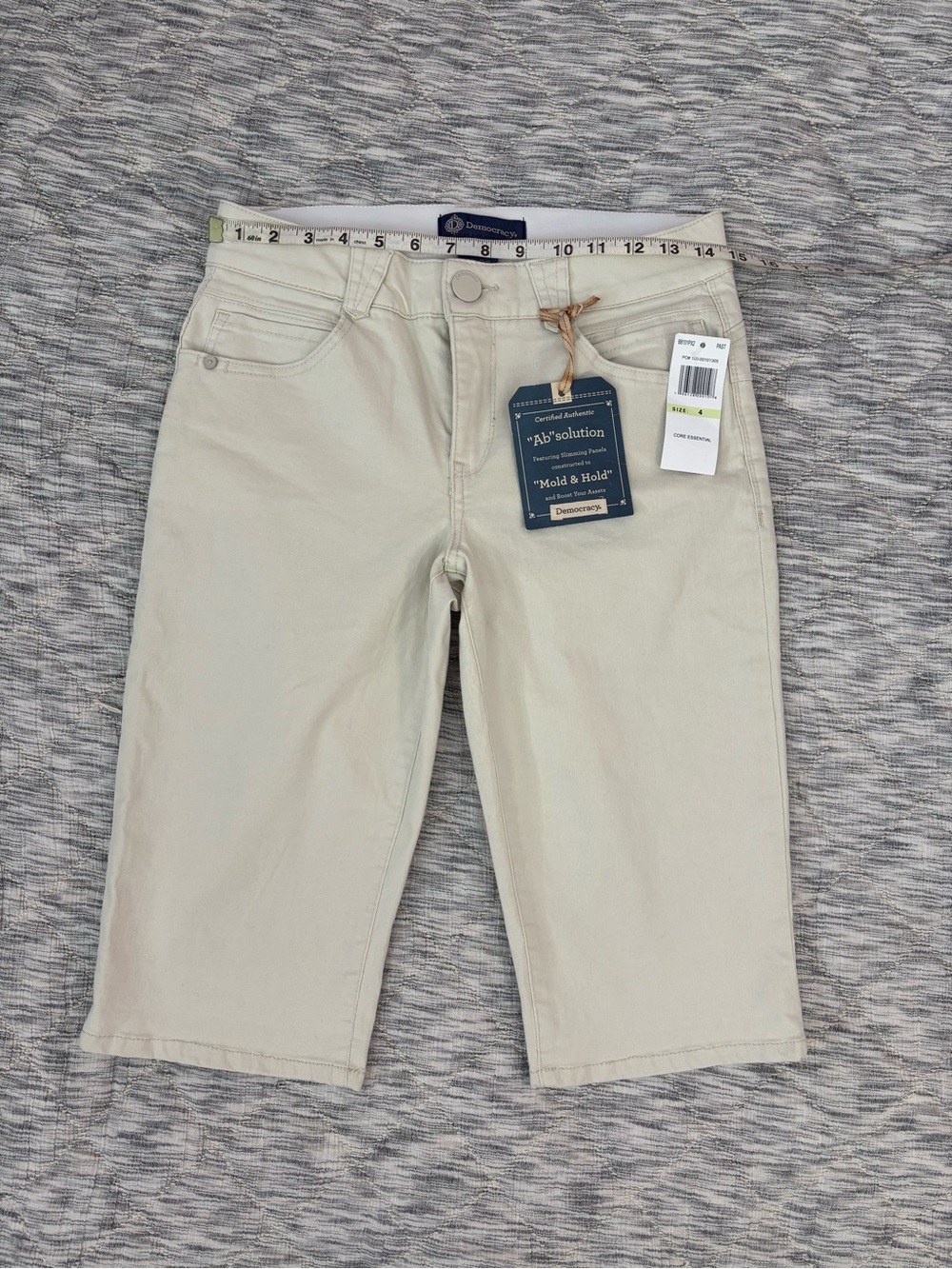 Democracy Ab Solution Bermuda Shorts Sz 4 NWT | Democracy Women Summer Shorts - - Picture 4 of 8